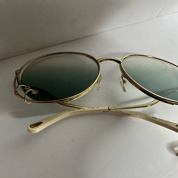 Chloé Chloe CE153S 838 Gold Petrol Blue Reverse Gradient 59mm Sunglasses 618 main image 5